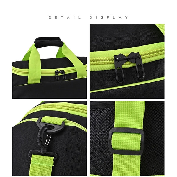 Dry Wet Separated Gym Sports Travel Duffle Bag