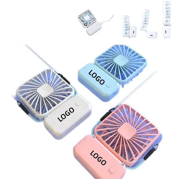 Rechargeable Necklace Fan