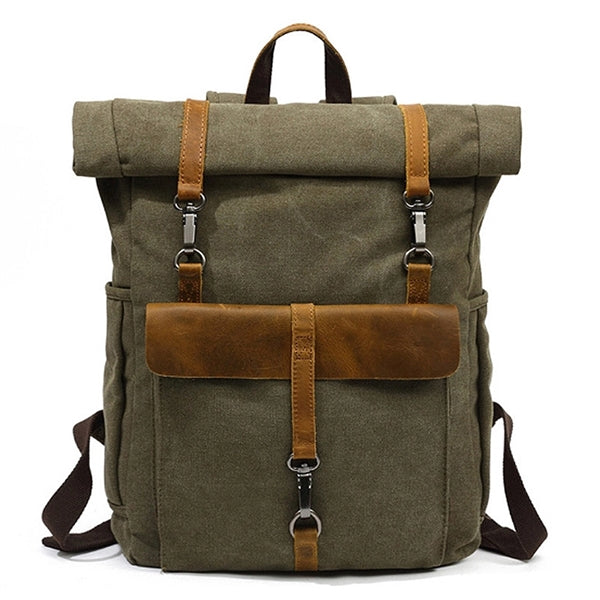 Vintage Canvas Laptop Backpack