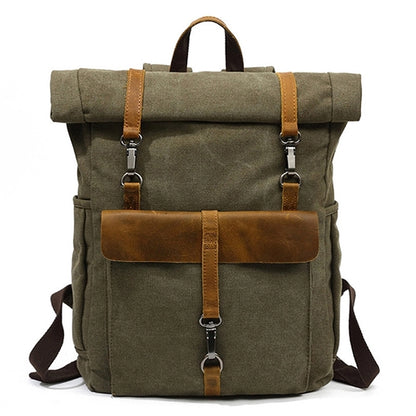 Vintage Canvas Laptop Backpack