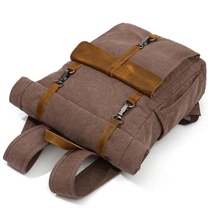 Vintage Canvas Laptop Backpack