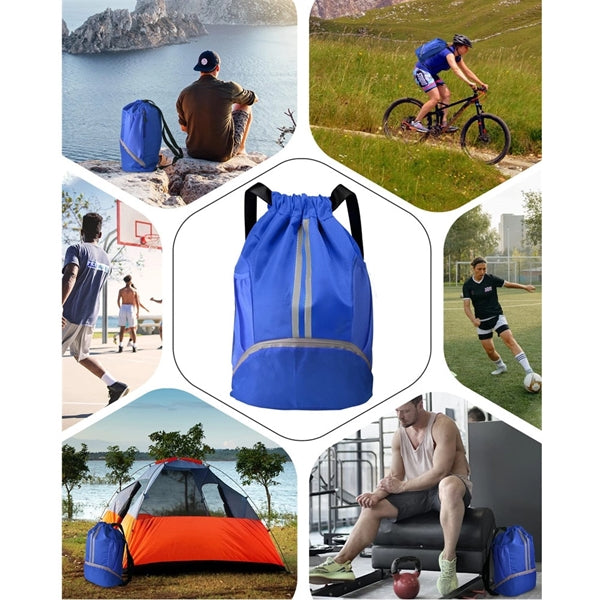 Waterproof Drawstring Sports Backpack