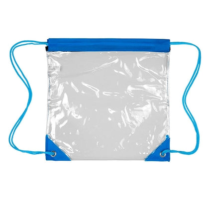 Harris Clear Vinyl Stadium Compliant Cinch Backpack