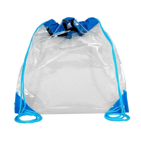 Harris Clear Vinyl Stadium Compliant Cinch Backpack