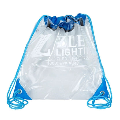 Harris Clear Vinyl Stadium Compliant Cinch Backpack