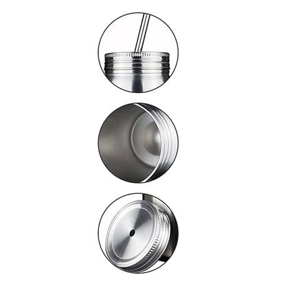 17 Oz Double Wall Stainless Steel Mason Jars