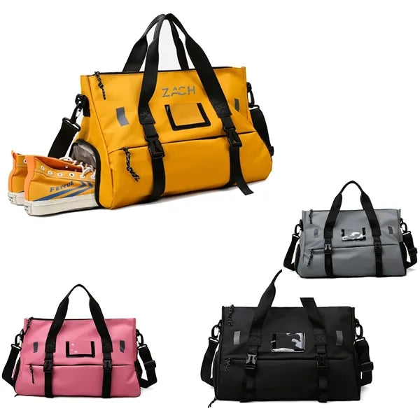 Gym Bag With Separate Shoe
