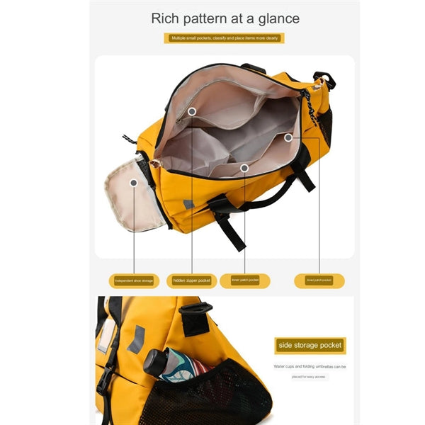 Gym Bag With Separate Shoe