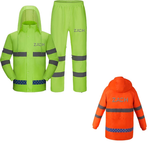 Reflective Raincoat Rain Pants Set