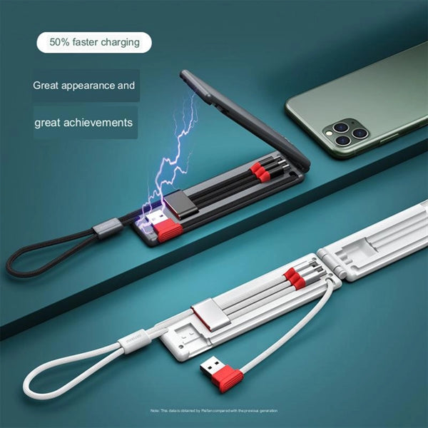 Portable Storage 3 In 1 Charger Cable