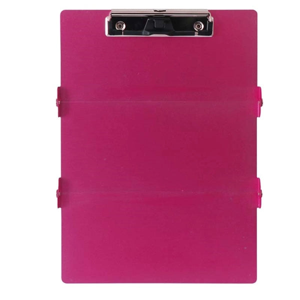 Foldable Office Metal Clipboard with Pen Holder