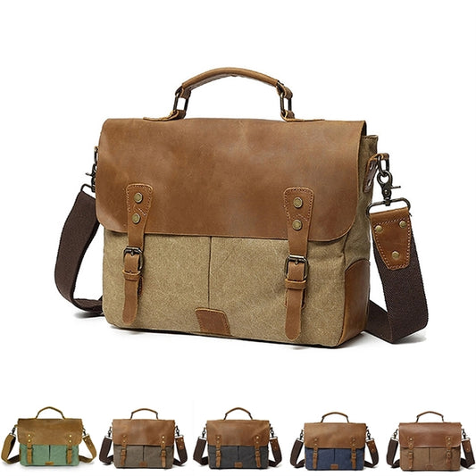 Vintage Canvas Messenger Bag