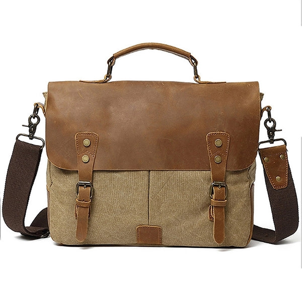 Vintage Canvas Messenger Bag