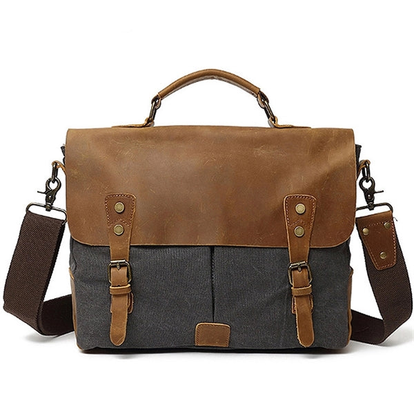 Vintage Canvas Messenger Bag