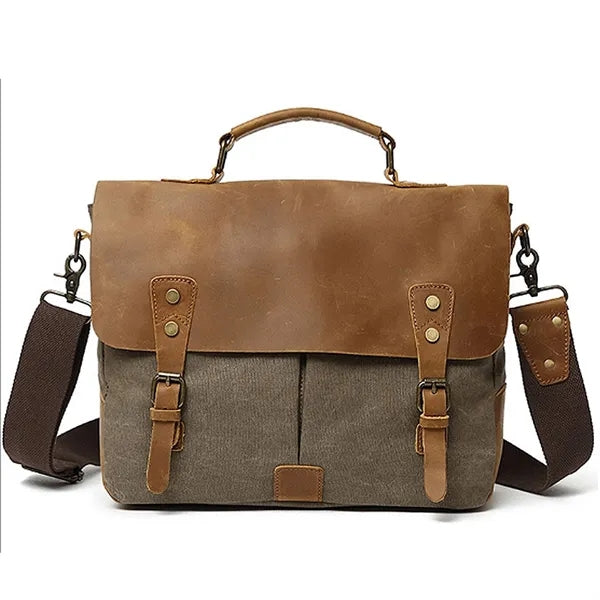 Vintage Canvas Messenger Bag