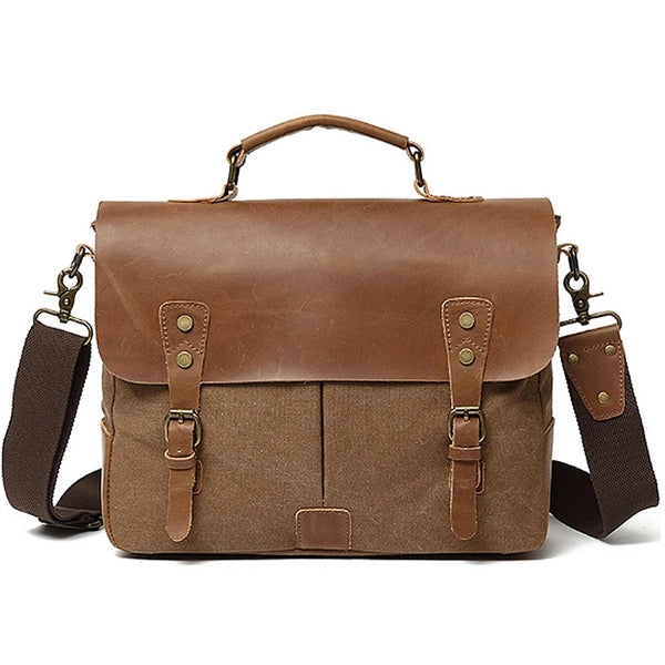Vintage Canvas Messenger Bag