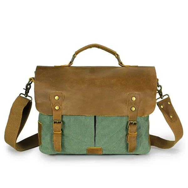 Vintage Canvas Messenger Bag