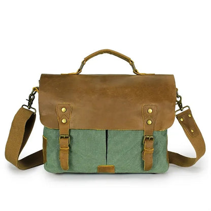 Vintage Canvas Messenger Bag