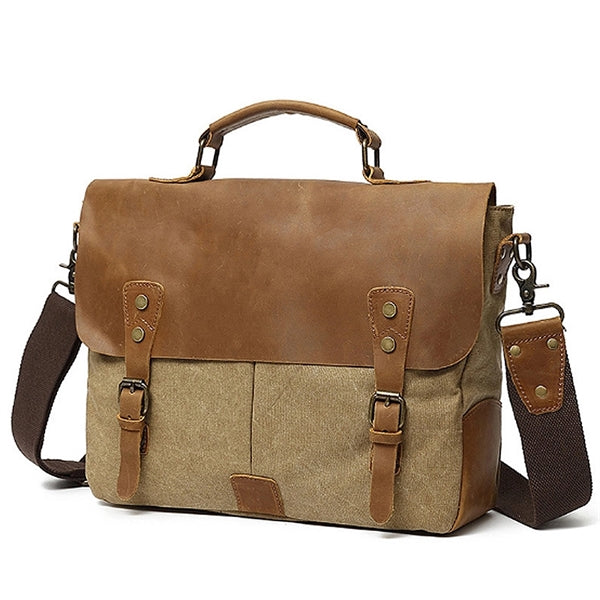 Vintage Canvas Messenger Bag