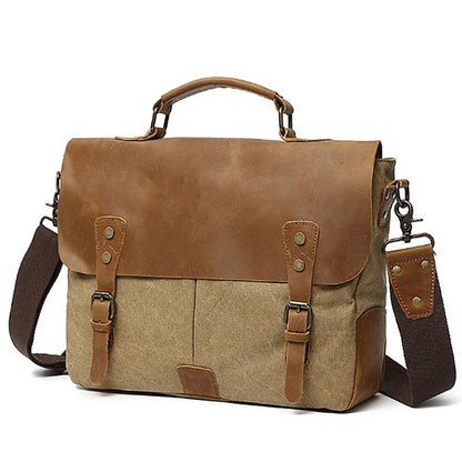 Vintage Canvas Messenger Bag