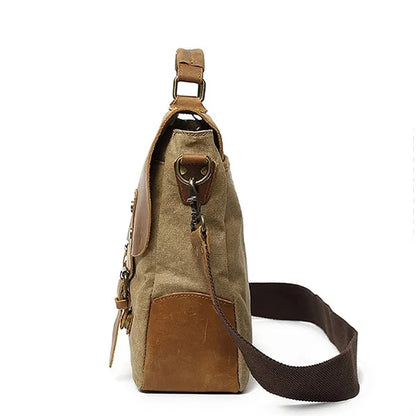 Vintage Canvas Messenger Bag