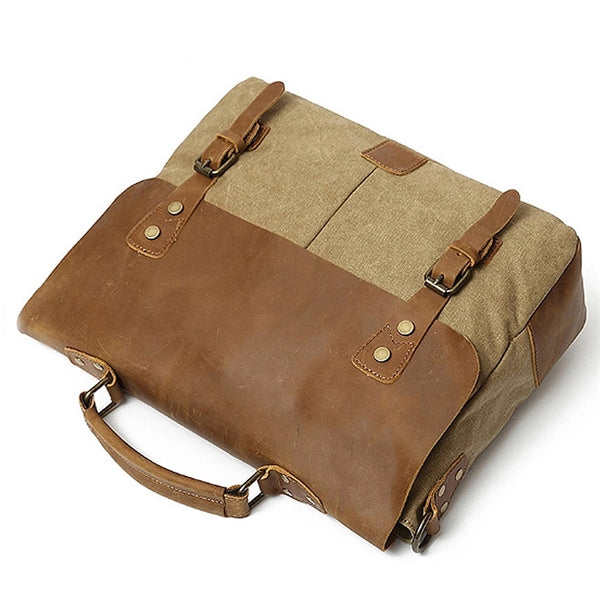 Vintage Canvas Messenger Bag