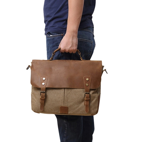 Vintage Canvas Messenger Bag