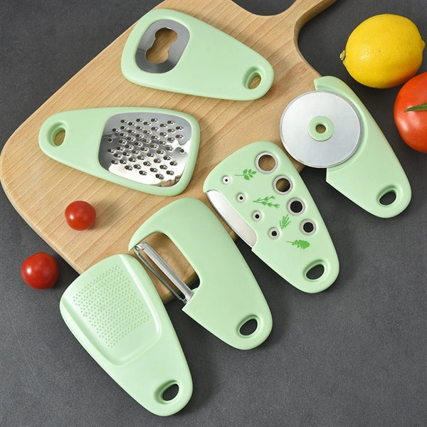 Grater Stainless Steel Green-piece set