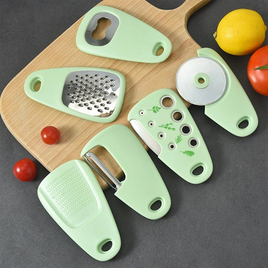 Grater Stainless Steel Green-piece set