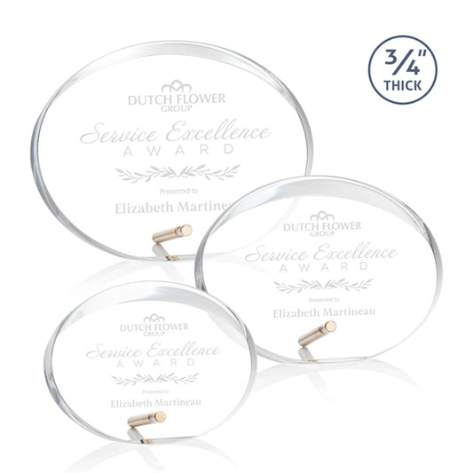 Mosaic Oval Award - Gold