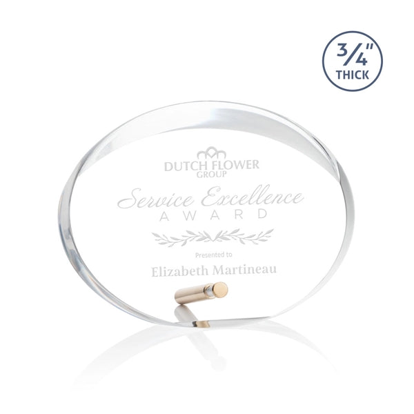 Mosaic Oval Award - Gold