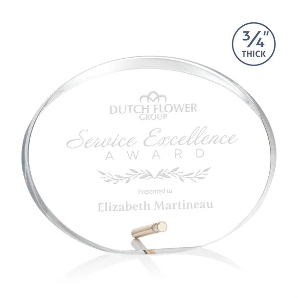 Mosaic Oval Award - Gold