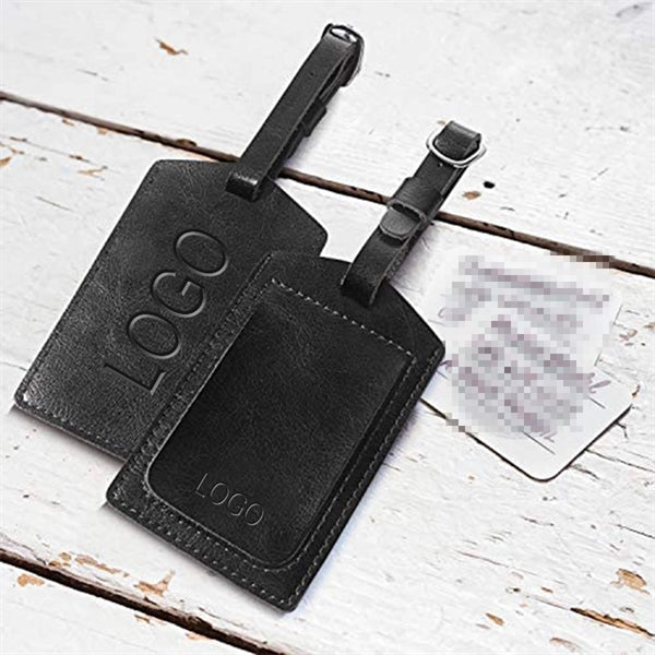 Luggage Tag Handmade from Full Grain Leather
