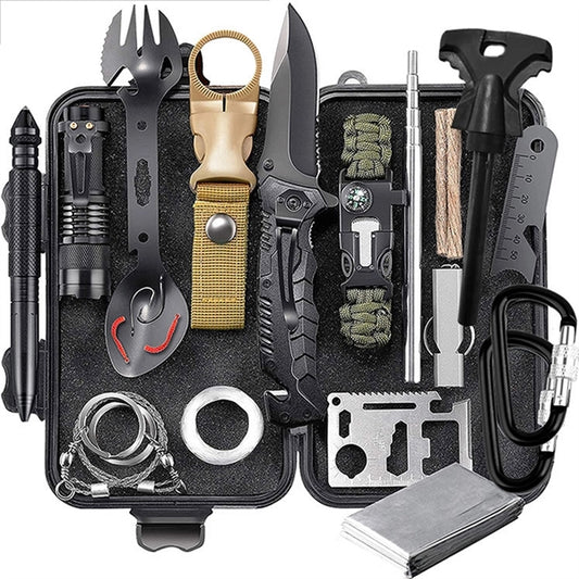 24 in 1 Outdoor Emergency Survival Gear Kits