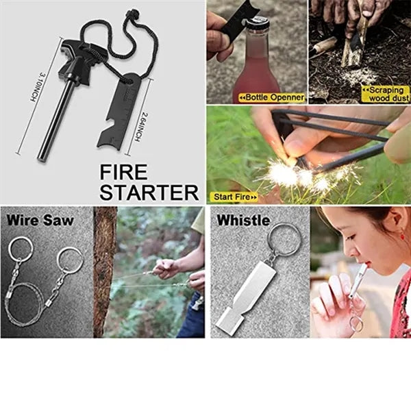 24 in 1 Outdoor Emergency Survival Gear Kits