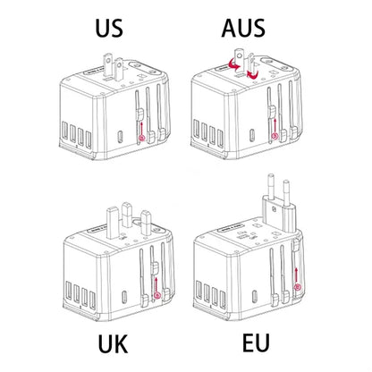 Advanced Universal Travel Adapter Wall Charger