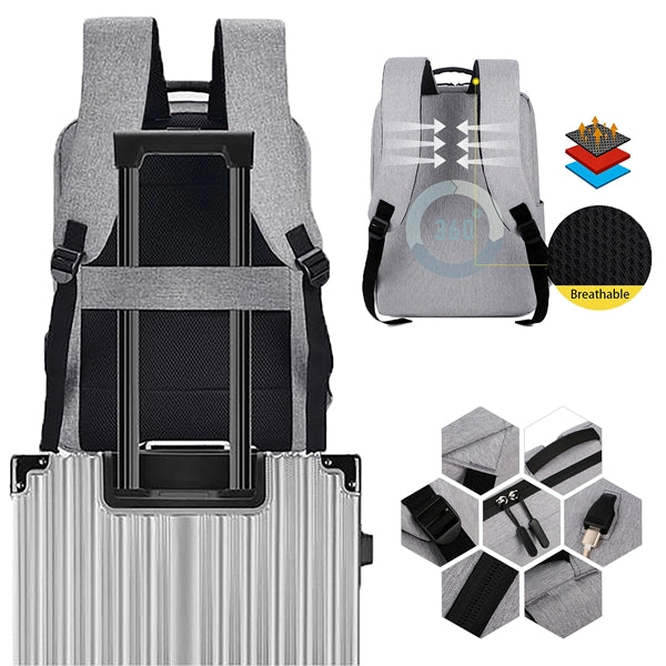 Laptop Backpack with USB Charging Port