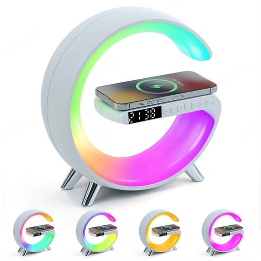 Sunrise Alarm Clock with Wireless Charging Bluetooth Speaker