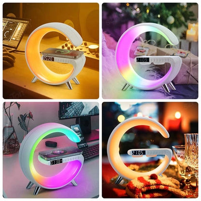 Sunrise Alarm Clock with Wireless Charging Bluetooth Speaker