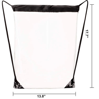 Clear Drawstring Bag