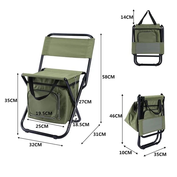 Portable Folding Cooler Chair