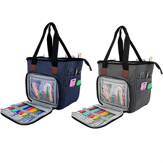 Knitting Organizer Tote Bag