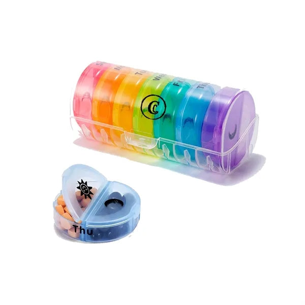Seven-Day Compartment Pill Box