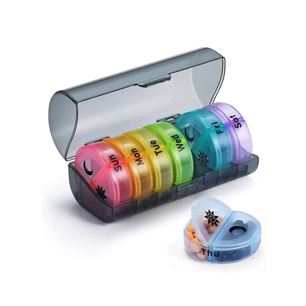 Seven-Day Compartment Pill Box
