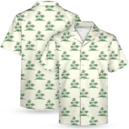 MEN'S 135GSM SUBLIMATED HAWAIIAN CUBAN COLLAR CAMP SHIRT