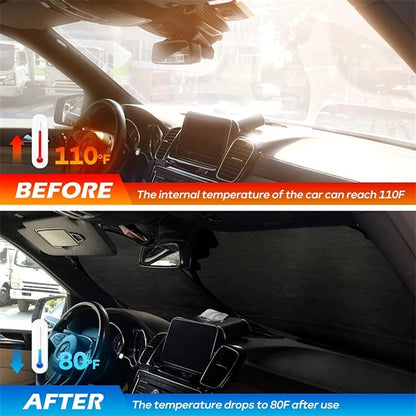 Foldable Car Windshield Sun Shade Blocker Cover