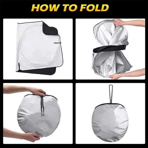 Foldable Car Windshield Sun Shade Blocker Cover