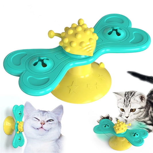 Cat wheel ball toy