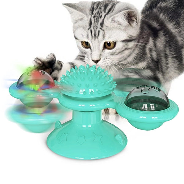 Cat wheel ball toy