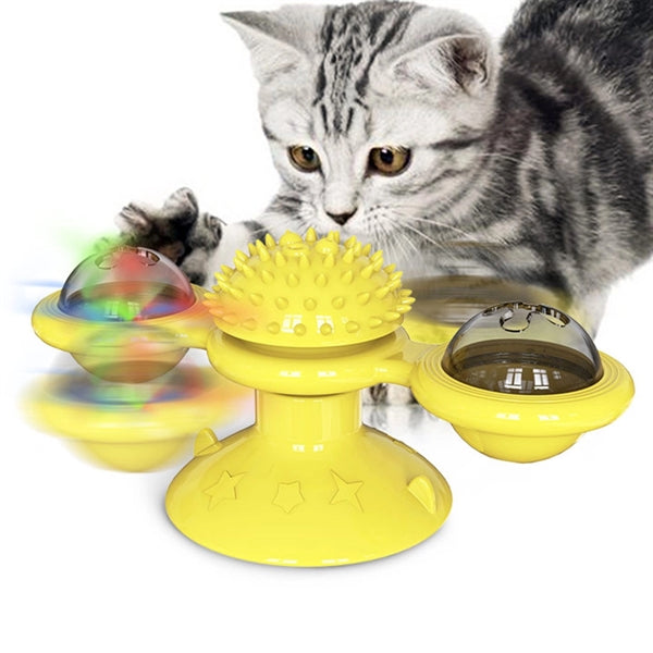 Cat wheel ball toy